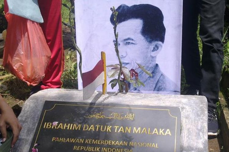 Makam Tan Malaka di Selopanggung, Kabupaten Kediri, Jawa Timur. (KOMPAS.com/M.Agus Fauzul Hakim).