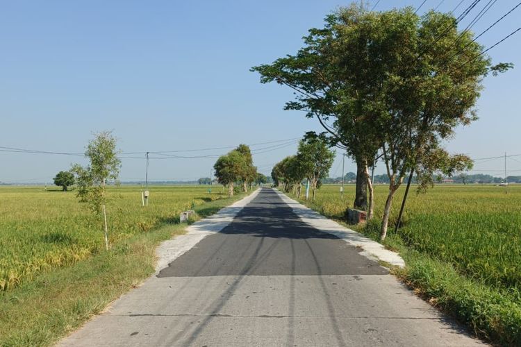 Melihat Jalan Menuju Rumah Istri Bahlil di Sragen yang Dilebarkan