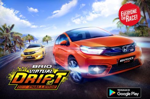 Honda Tantang Ngedrift dengan Brio Pakai Andorid