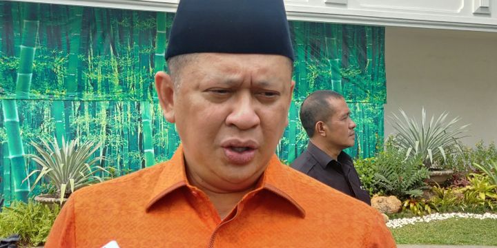 Ketua DPR Bambang Soesatyo di Komplek Istana Kepresidenan, Jakarta, Jumat (28/5/2018).