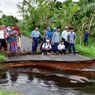 Gorong-gorong Hanyut Dihantam Banjir, Akses Jalan di Aceh Jaya Putus  