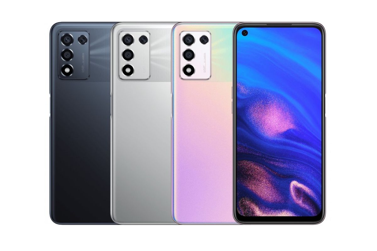 Oppo K9s tersedia dalam pilihan warna Obsidian Warrior, Neon Silver Sea, dan Magic Purple Quicksand.