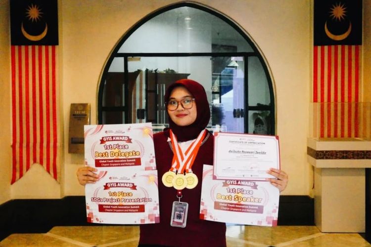 Kisah Aqilasha, Mahasiswa UGM Borong 5 Penghargaan di Global Youth Innovation Summit 2026