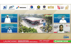 Bersinergi untuk Energi Bersih, Pertamina dan BPPT Resmikan 2 Stasiun Pengisian Kendaraan Listrik Umum