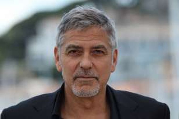 Aktor George Clooney menghadiri pemutaran film Money Monster di Festival Film Cannes di Kota Cannes, Perancis, Kamis (12/5/2016).