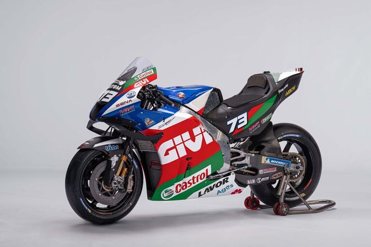 Honda RC213V milik tim LCR Honda Castrol tunggangan Alex Marquez