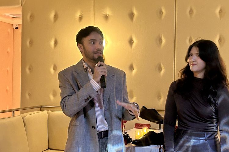 Aktor Refal Hady dalam acara Cole Haan Comfortable Fall 2025 Launch Event di High Table, Jakarta Selatan, Kamis (18/9/2025).