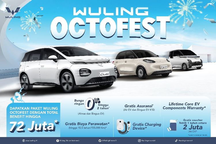 Wuling Octofest, promosi mobil Wuling selama bulan Oktober 2024.