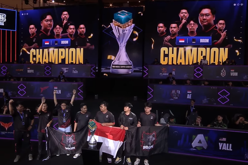 Boom Esports dari Indonesia Juara 