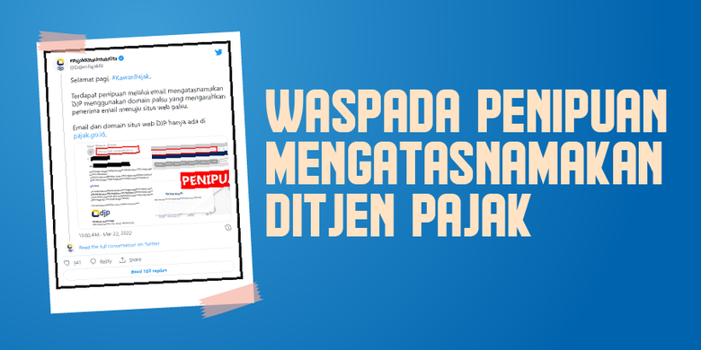 INFOGRAFIK: Waspadai Penipuan Bermodus Pembayaran Pajak Atas Nama ...