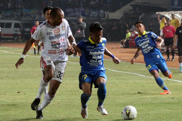 Winger Persib Bandung, Ghozali Siregar. (KOMPAS.com/SEPTIAN NUGRAHA)