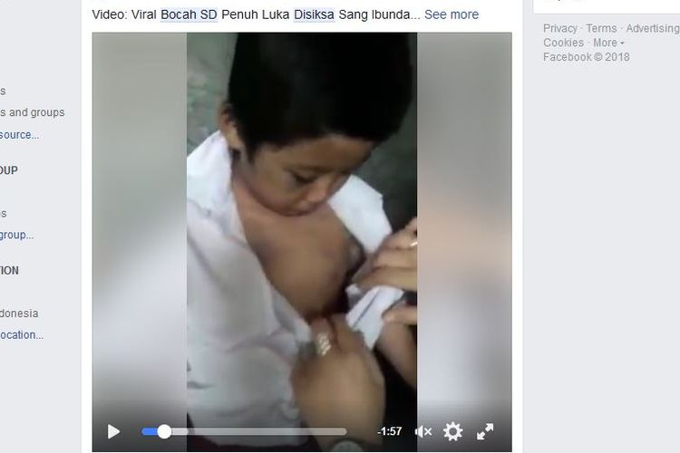 Video bocah yang mengaku disiksa orangtuanya viral di media sosial. 
