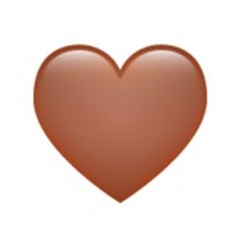 Emoji Brown Heart