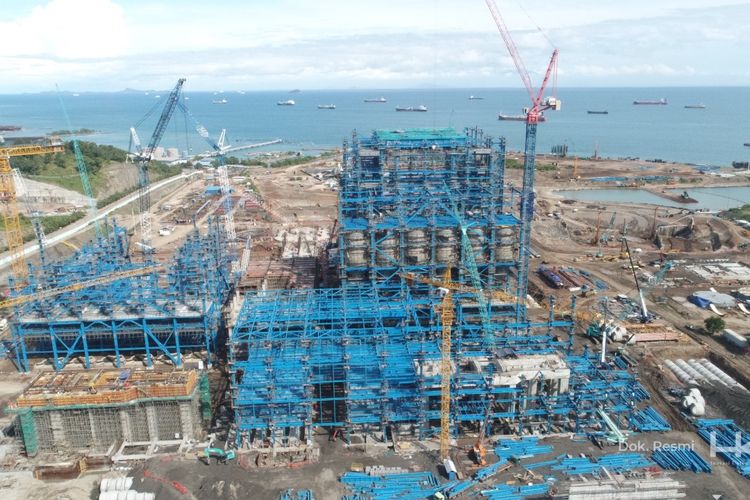 PLTU Suralaya di Cilegon, Banten.