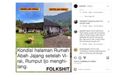 Tak Seindah Dulu, Halaman Rumah Abah Jajang Rusak Usai Video Viral, Rumput Hijau Menghilang