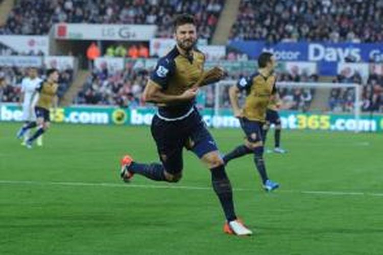 Striker Arsenal, Olivier Giroud.