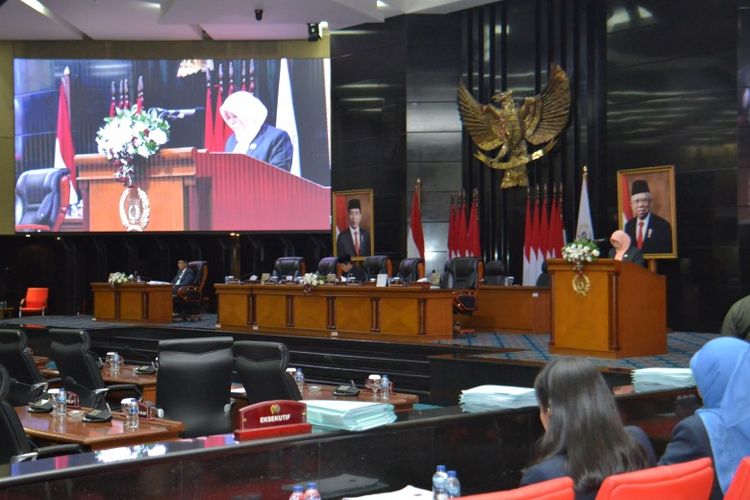 Rapat Paripurna penyampaian pandangan fraksi-fraksi DPRD DKI Jakarta, Rabu (25/10/2023)