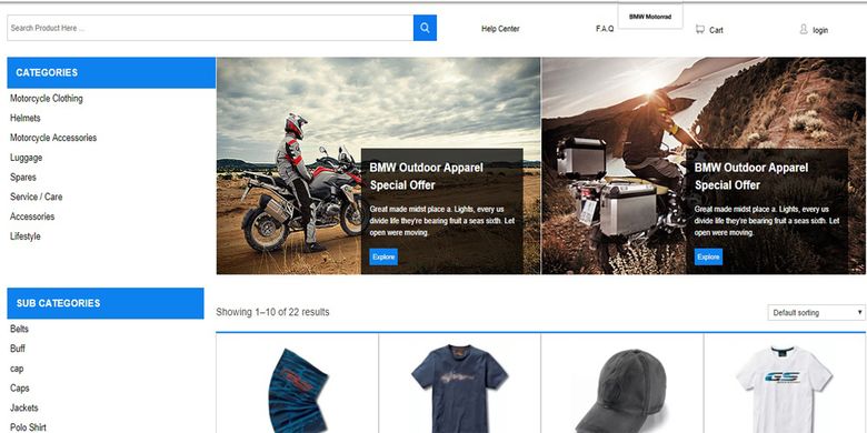 Toko online BMW Motorrad