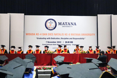 Matana University Gelar Wisuda Ke-4 dan Dies Natalis Ke-8