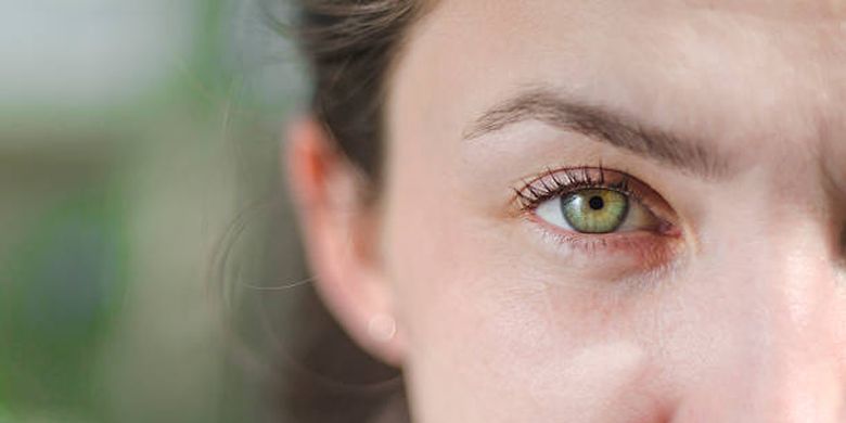 ilustrasi mata hijau, salah satu warna mata paling langka di dunia.
