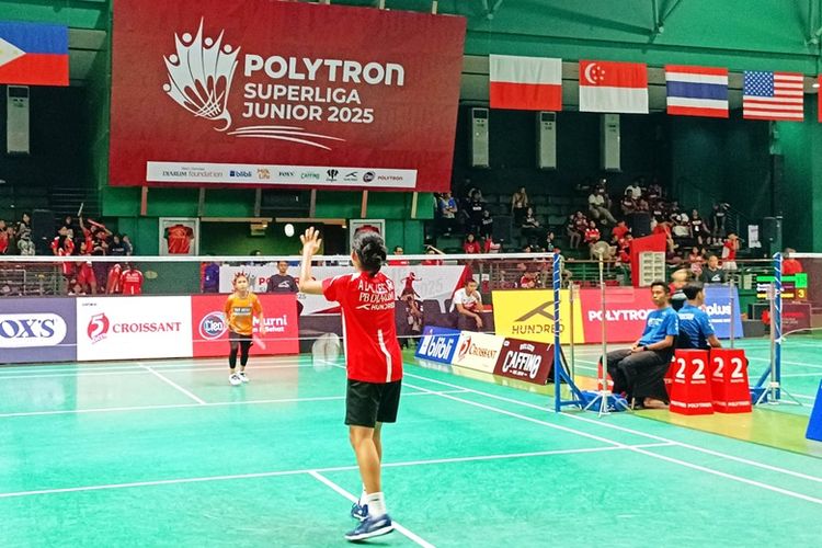 Polytron Superliga Junior 2025 digelar di GOR Jati, Kudus, Jawa Tengah, mulai Senin (15/9/2025) hingga Minggu (21/9/2025). 