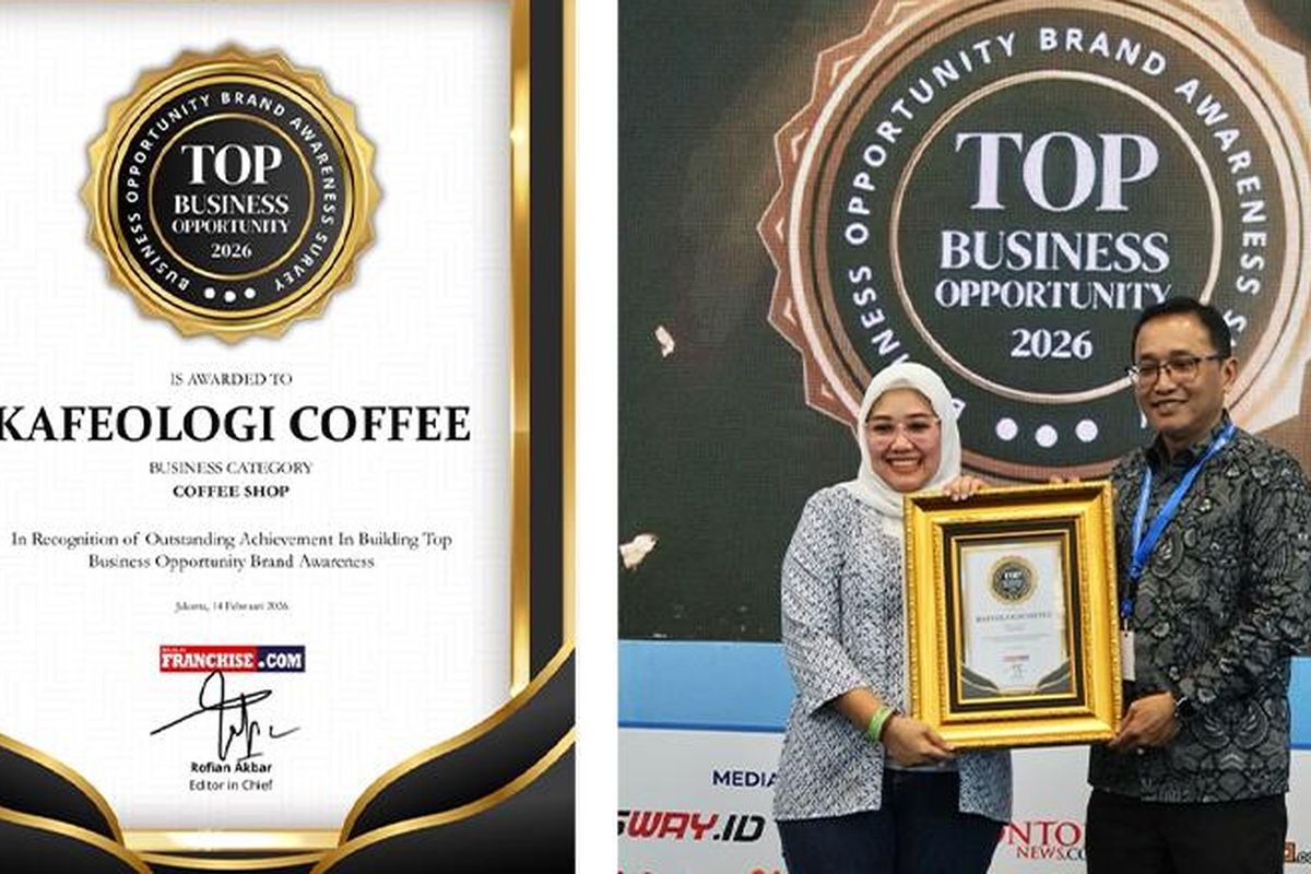 Kafeologi Berhasil Raih Top Business Opportunity 2026 di Pameran Franchise IFBC 2026