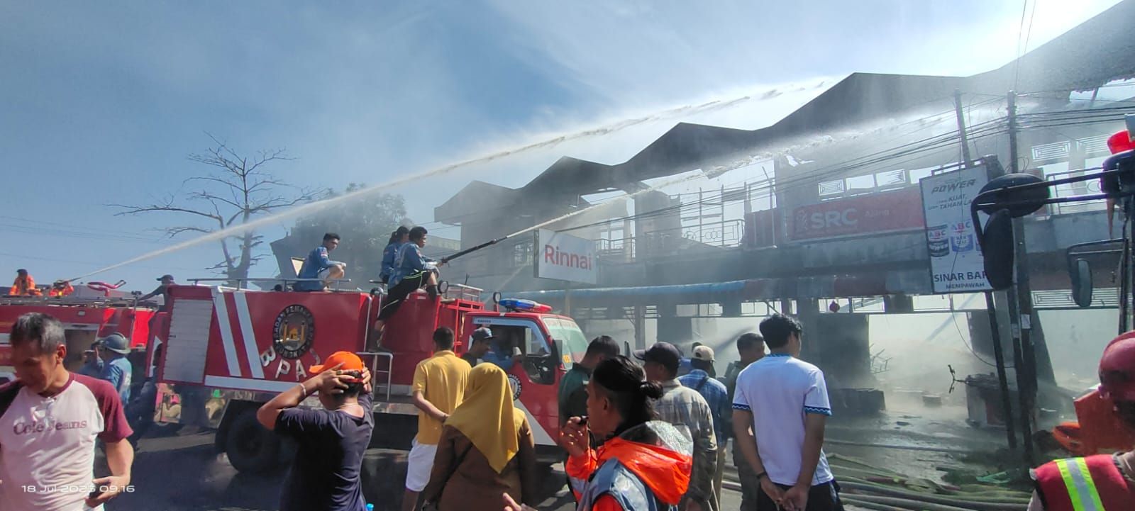 8 Ruko dan 1 Rumah Terbakar di Mempawah Kalbar, Kerugian Capai Miliaran Rupiah