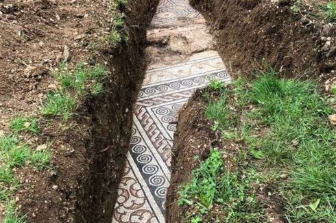 Lantai Mosaik Romawi Kuno Ditemukan di Perkebunan Anggur Italia