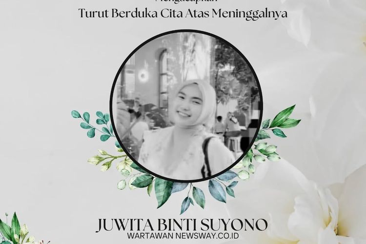 Jurnalis tewas dibunuh oknum TNI AL di Banjarbaru - Ucapan dukacita atas meninggalnya Juwita, jurnalis media daring Newsway.co.id, dari Kepolisian Resor Banjarbaru, Kalimantan Selatan.