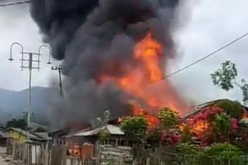 Kebakaran di Pedalaman Bener Meriah Aceh, 5 Rumah Rata dengan Tanah