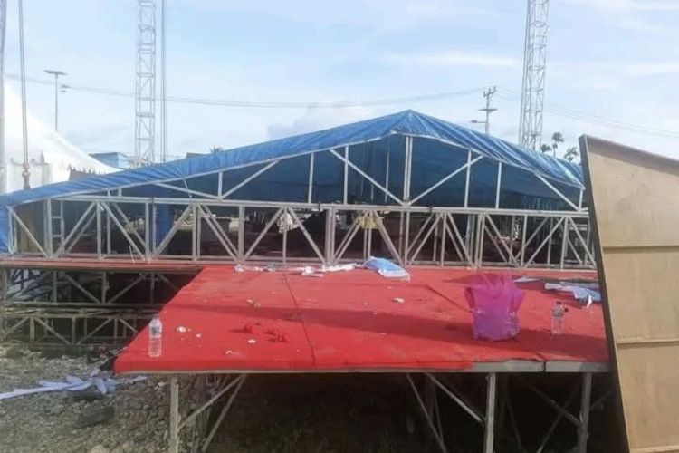 Peringatan HUT ke-24 Kabupaten Sarmi Berujung Ricuh, Sejumlah Fasilitas Dirusak Warga