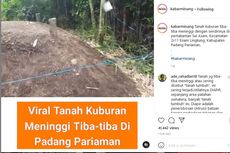 Heboh soal Tanah 3 Makam Kuno di Padang Pariaman Naik 1,5 Meter, Ini Penjelasan Geolog...