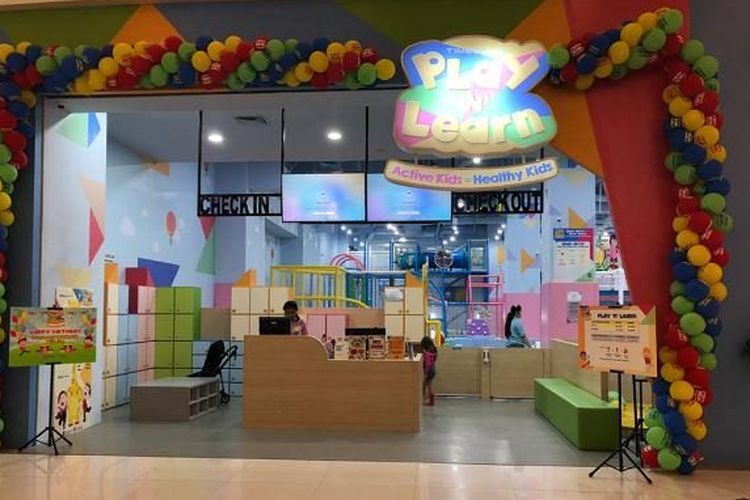 Salah satu area bermain Playspace Lippo Mall Kemang