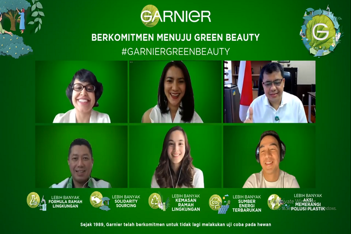 Garnier meluncurkan gerakan Green Beauty untuk membantu menjaga lingkungan dan menciptakan industri kecantikan berkelanjutan 