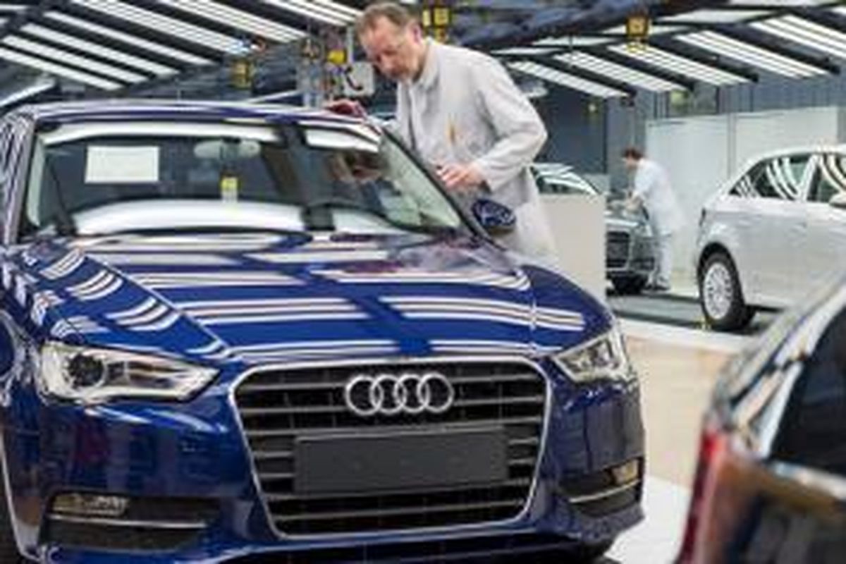 Fasilitas produksi Audi di Inglostadt, Jerman