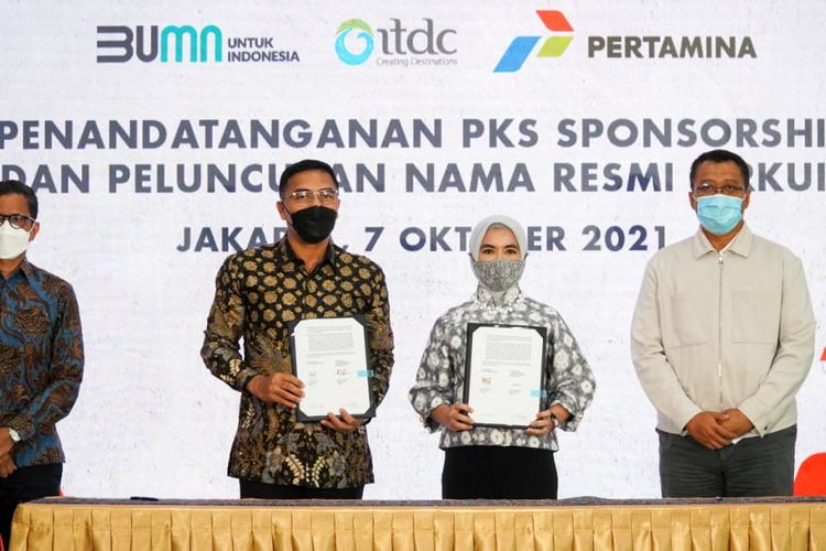 Penandatanganan PKS Sponsorship dan Peluncuran Nama Resmi Sirkuit 