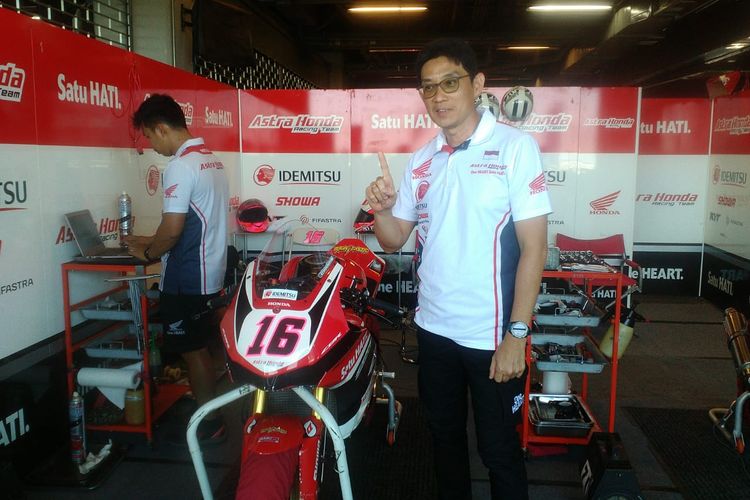 Manager motor sport AHM, Rizky Christianto