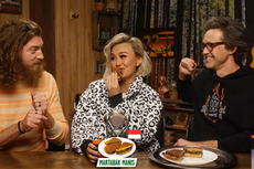 Ketika Agnez Mo Kenalkan Makanan Indonesia di Acara Amerika Serikat...