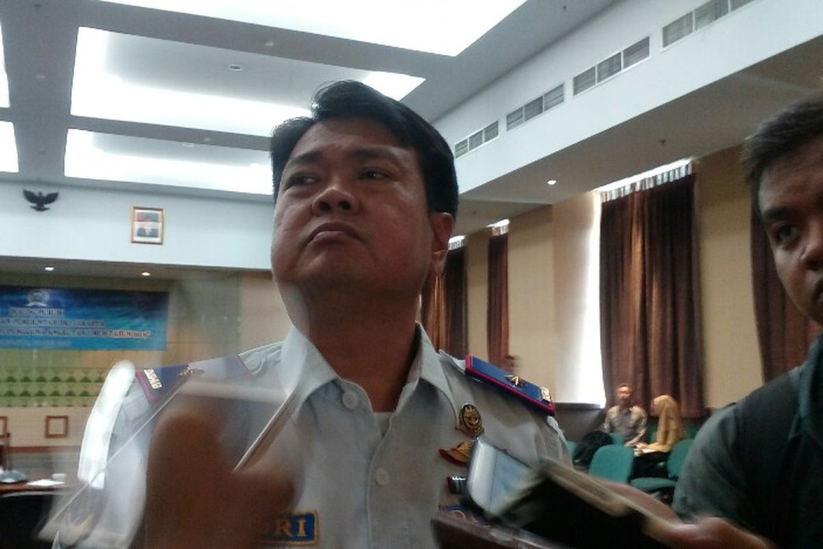 Kepala Dinas Perhubungan DKI Jakarta, Andri Yansyah saat menghadiri dialog publik bertema Tantangan Pemerintah DKI Jakarta dalam Mewujudkan 40 persen pengguna Angkutan Umum,, Senin (22/5/2017).