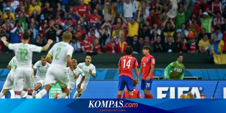 Gulung Korea Selatan Aljazair Jaga Asa Ke 16 Besar
