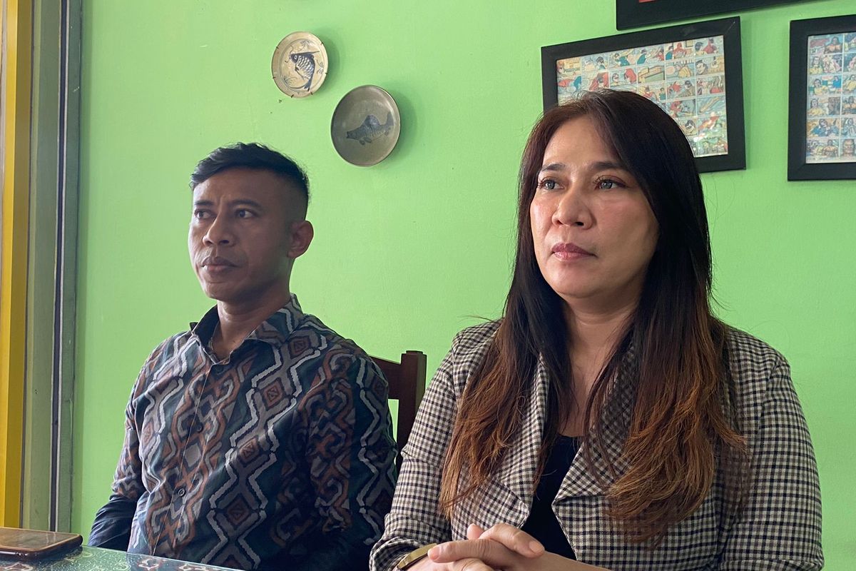 Amanda Manthovani, pengacara dua korban kasus pelecehan seksual di Universitas Pancasila, saat ditemui di kawasan Beji, Kota Depok, Jumat (8/3/2024).