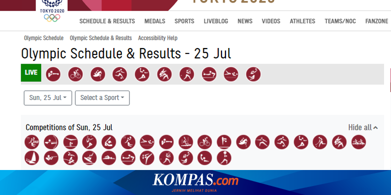 Jadwal Pertandingan Indonesia di Olimpiade Tokyo, 25 Juli 2021 - Vimarsana News