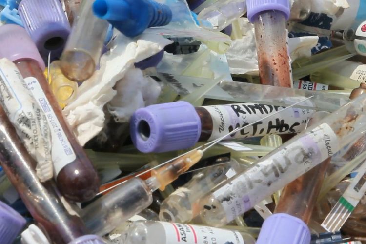 Ilustrasi limbah medis