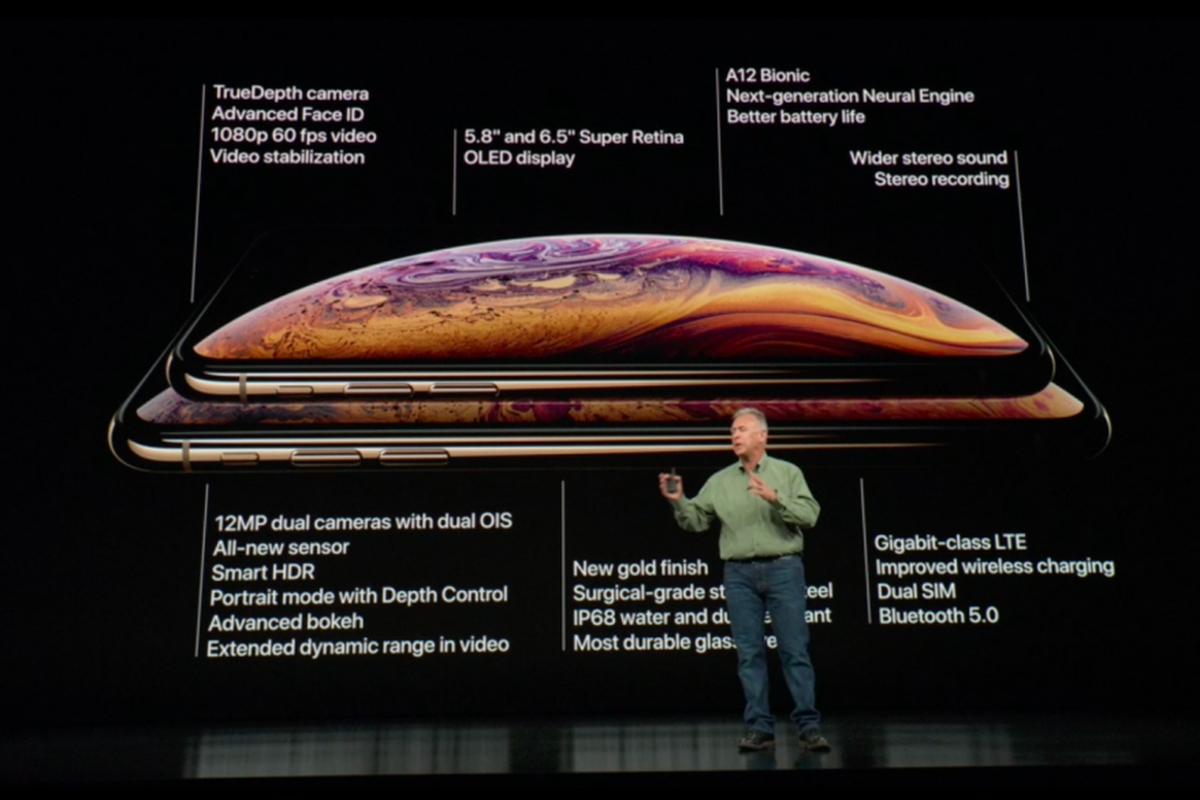 Spesifikasi utama iPhone XS dan iPhone XS Max