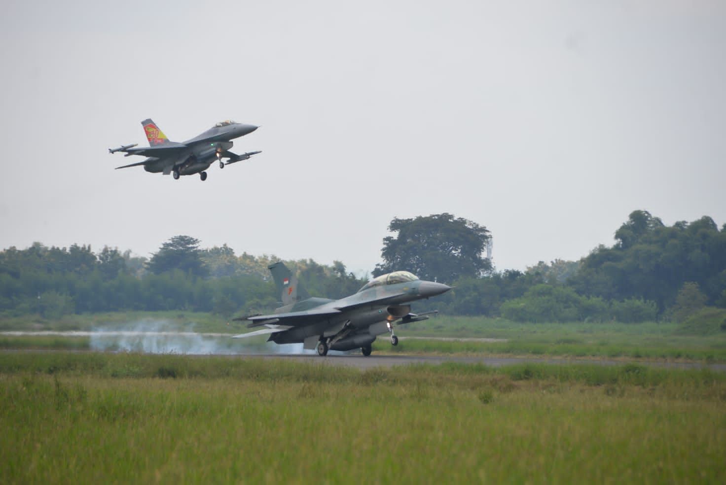 TNI AU Siagakan Pesawat Tempur F-16 Jadi Unsur Sergap Pengamanan KTT ASEAN