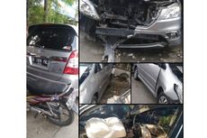 Sebut Kendaraan Anak Polisi yang Menabraknya Melaju Kencang, Korban: Mobil Penabrak Sampai Hancur, 