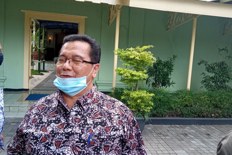 Pjs bupati Bantul Budi Wibowo ditemui wartawan di kompleks kepatihan, Selasa (29/9/2020)