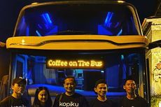 Imbas Pandemi, Bus Pariwisata Disulap Jadi Kedai Kopi Berjalan