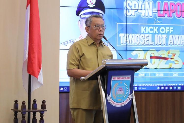 Wali Kota (Walkot) Tangerang Selatan (Tangsel) Benyamin Davnie meluncurkan Kick Off Tangsel Information, Communication and Technology (ICT) Award 2023.

