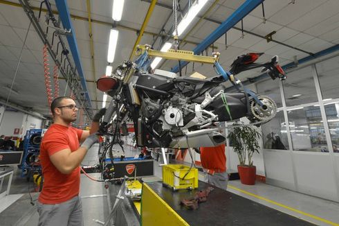 Pabrik Ducati di Italia Kembali Beroperasi